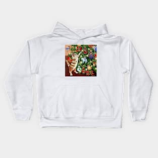 Fairy Tag at Christmas Kids Hoodie